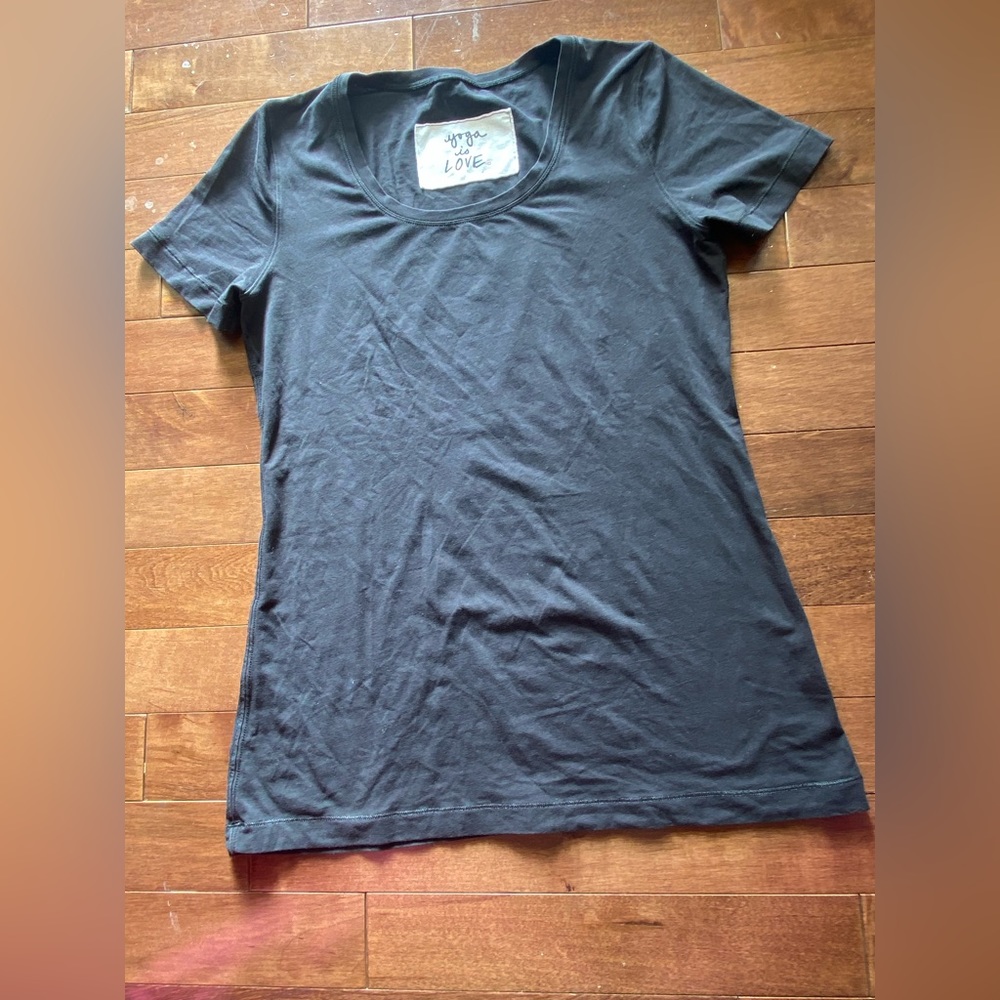 Lululemon Women’s Yoga is Love Crewneck Short Sleeve T-shirt Black